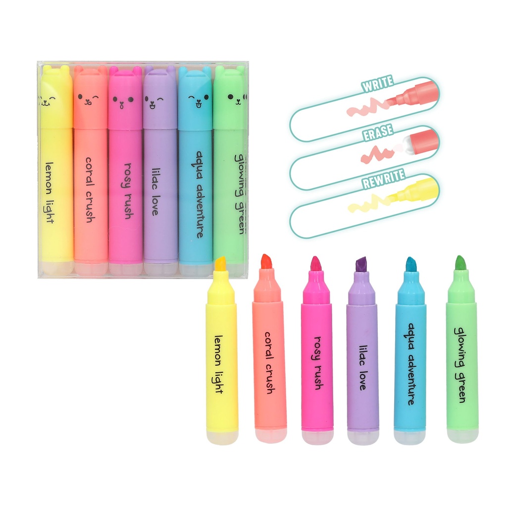 PENfection Radierbare Mini Textmarker Set