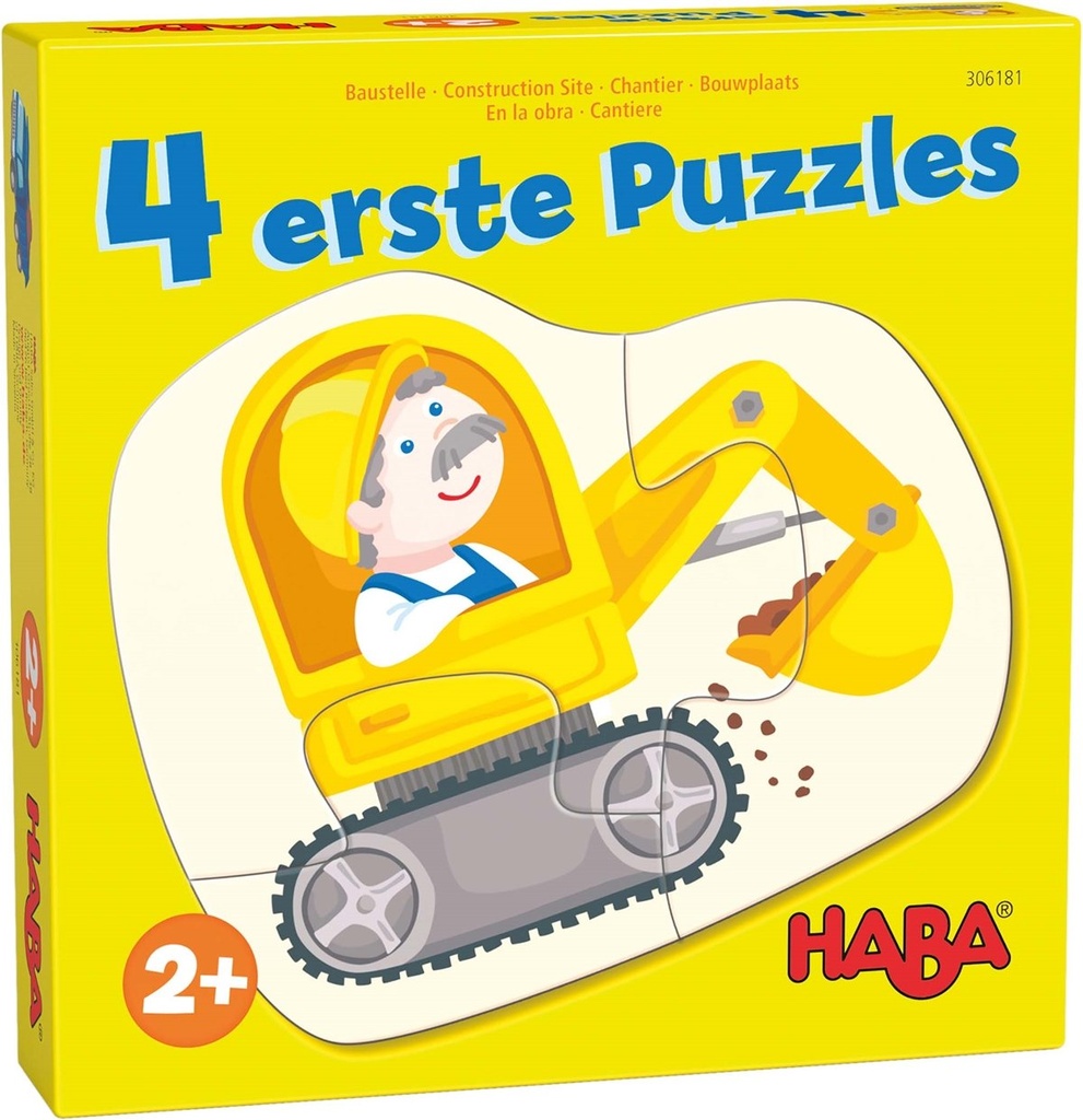 4 erste Puzzles - Baustelle