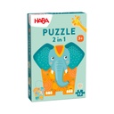 Holzpuzzle 2in1  Elefant