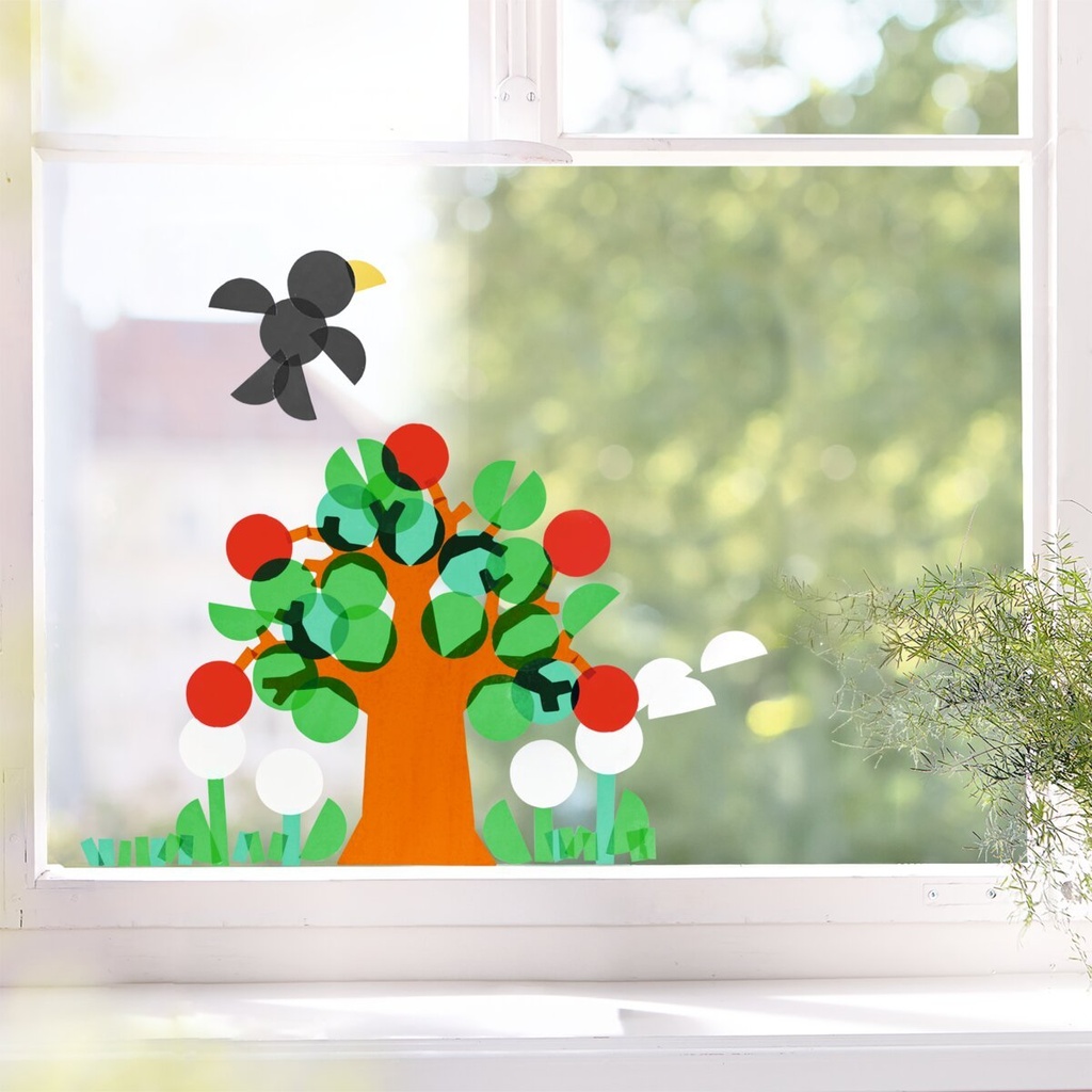 Bastelset – Fensterbild Jahreszeiten