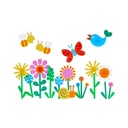 Bastelset – Fensterbild Blumenwiese