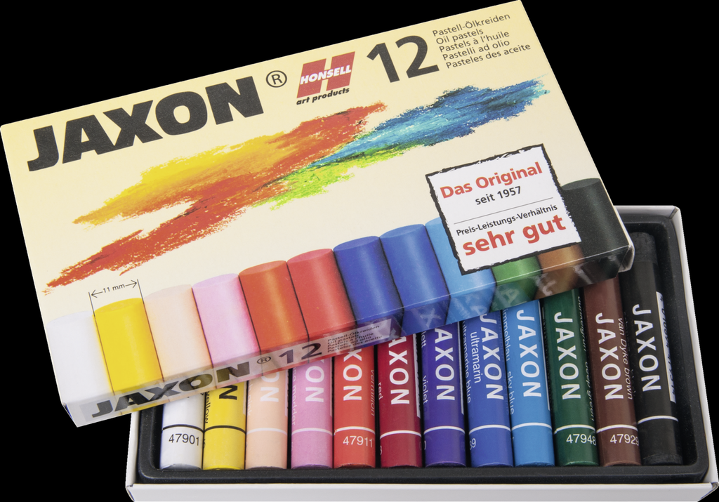 Jaxon Pastell-Ölkreiden 12 sort.