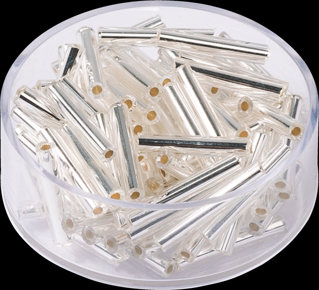 Böhm.Rocaille15x2mm15g p.silber