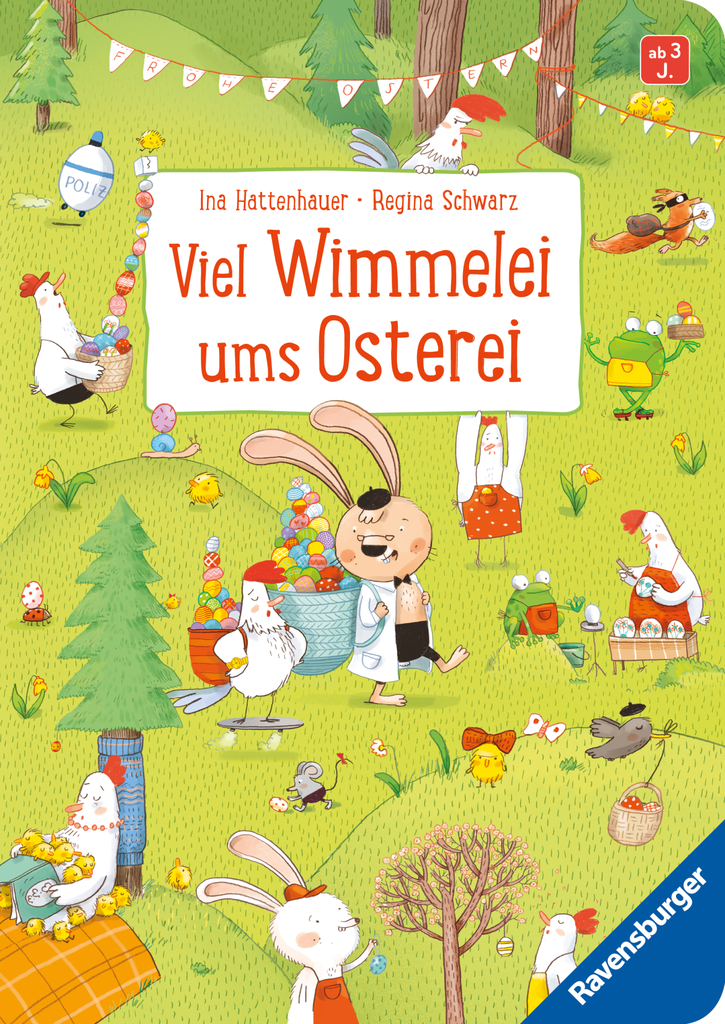 Viel Wimmelei ums Osterei