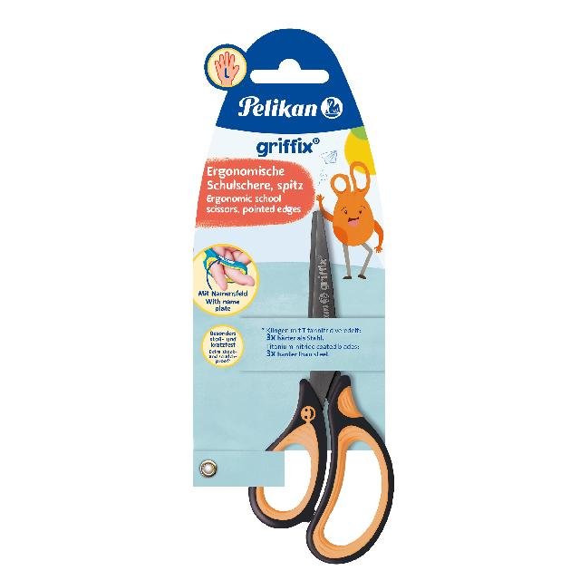 [4012700819178] Schere griffix SC1LS NeonBlac li sp /1/B