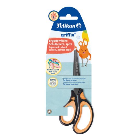 Schere griffix SC1LS NeonBlac li sp /1/B