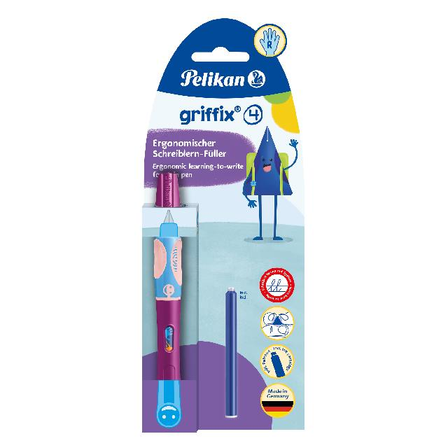 Pelikan Füller griffix RH A sweetberry Blister