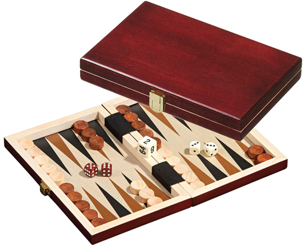 Backgammon Saloniki Mini 20x13x3cm