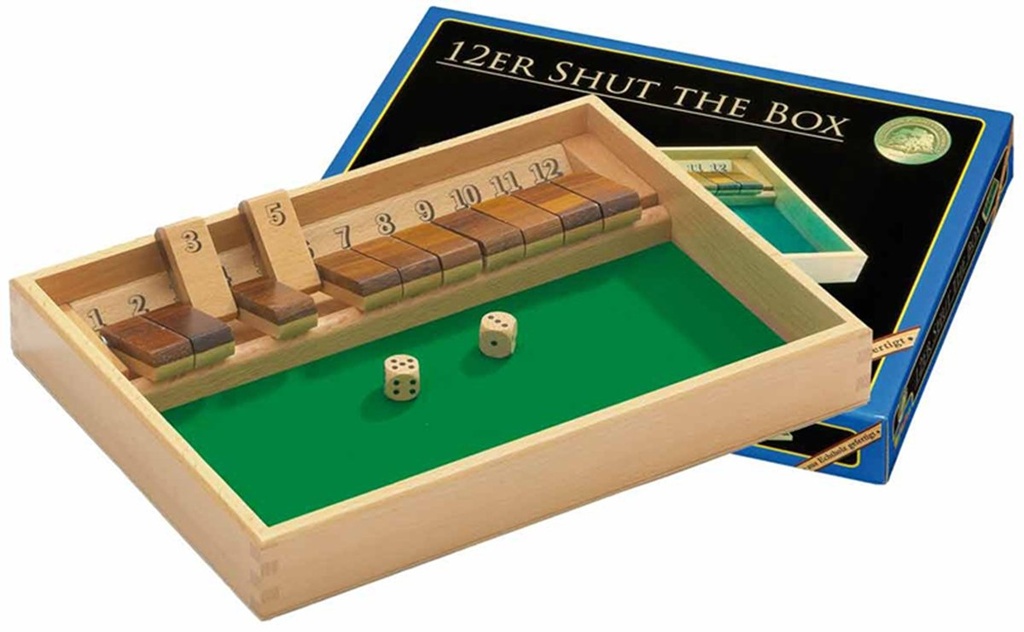 Shut The Box 31x23x5cm 12 Stück