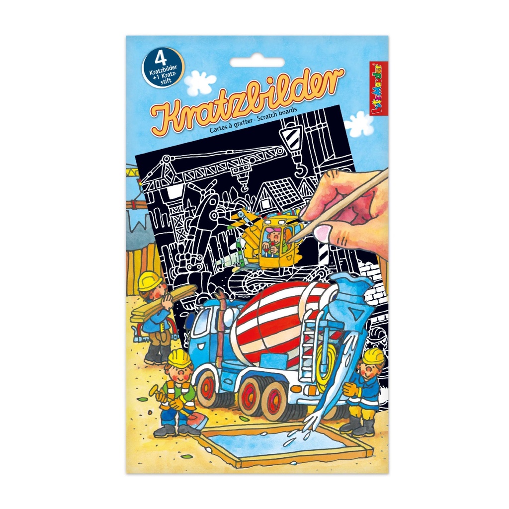 Kratzbilder Baustelle