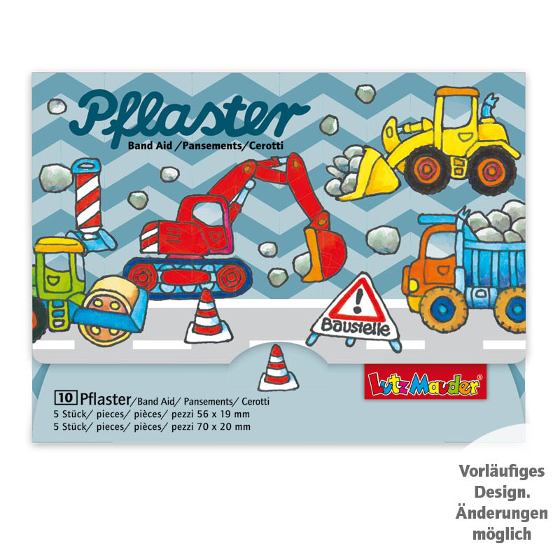 Pflasterbriefchen Baustellenf