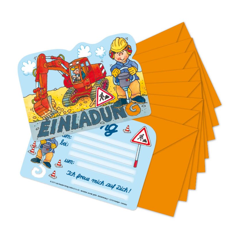 Stanzkarte Einladungs-Set Bag