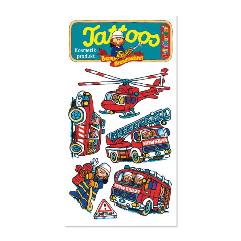 [4026477446918] Tattoo Feuerwehrfahrzeuge 2  