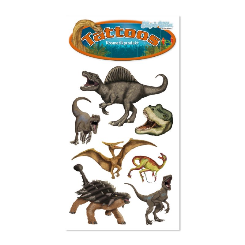 [4026477446956] TapirElla Tattoo Dinosaurier 
