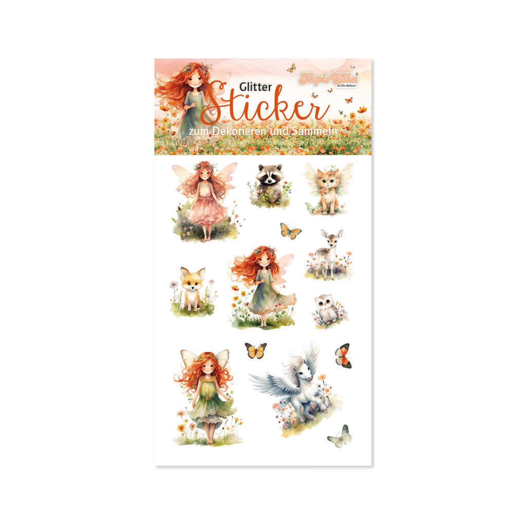 TapirElla Glitter-Sticker Elf