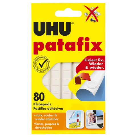 [4026700488104] UHU patafix weiß 80 Pads D/F