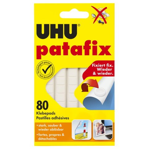 UHU patafix weiß 80 Pads D/F