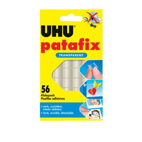 [4026700488159] UHU Patafix transparent D/F/I 56 Pads