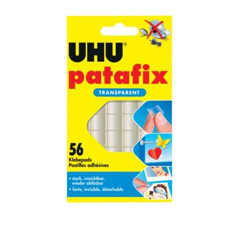 UHU Patafix transparent D/F/I 56 Pads