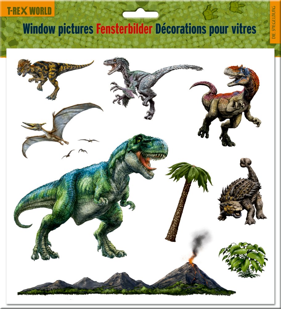 [4029753180223] Fensterbilder - T-Rex World