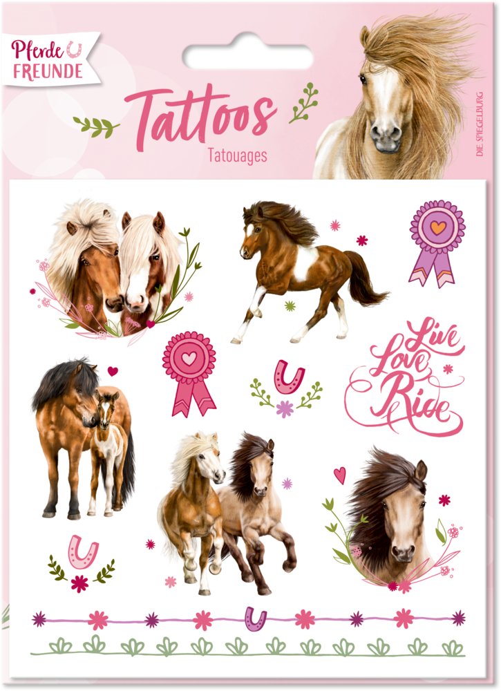 [4029753183354] Tattoos - Pferdefreunde