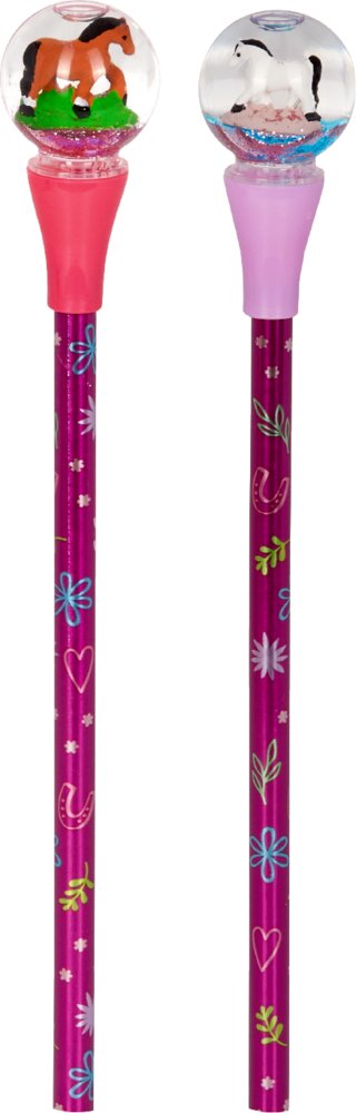 Glitzerkugel-Stift - Pferdefr