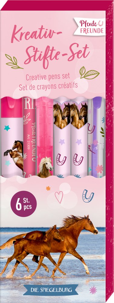 Kreativ-Stifte-Set - Pferdefr