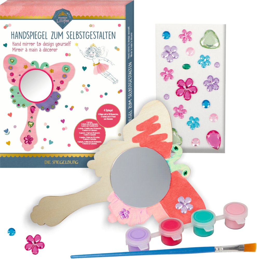 [4029753228352] Handspiegel zum Selbstgestalten - Prinzessin Lillifee