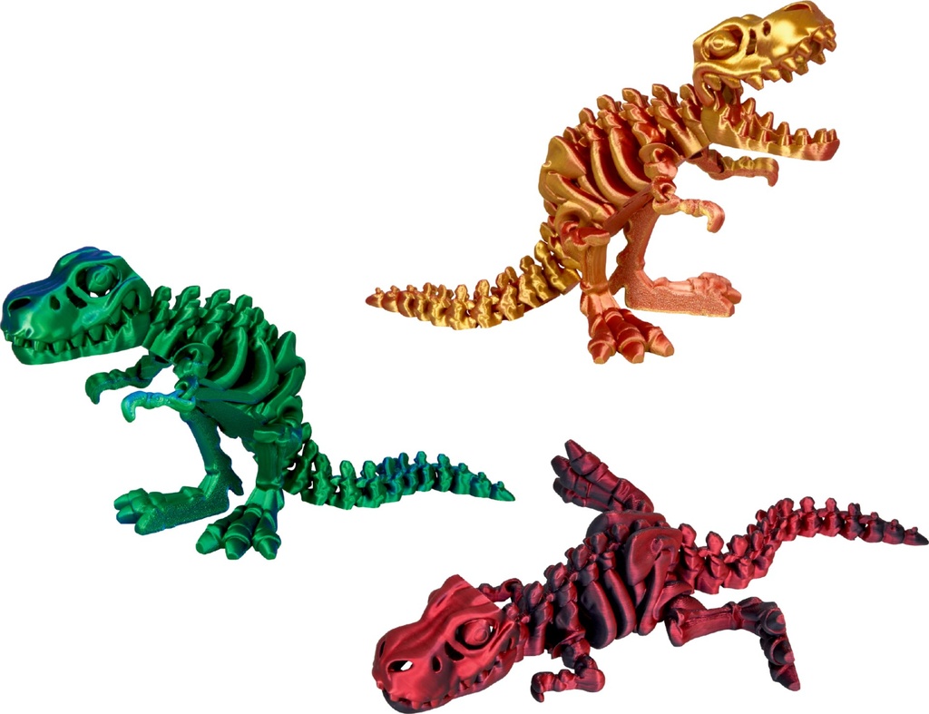 [4029753230331] Kristalltier T-Rex Skelett - T-Rex World, sort. im Display