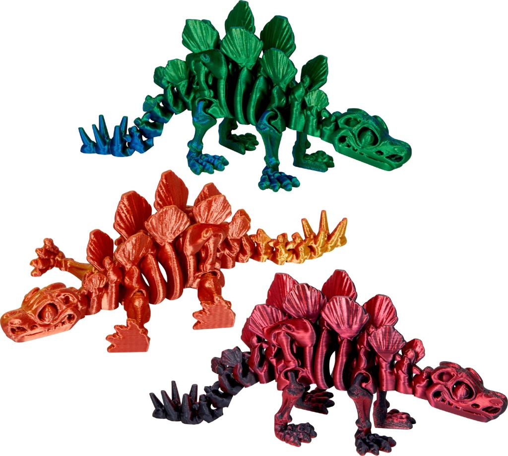 Kristalltier Stegosaurus Skel