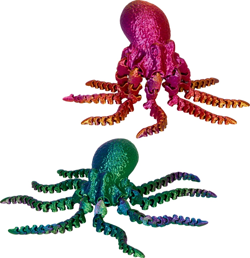 Oktopus - Kristalltier, sort.