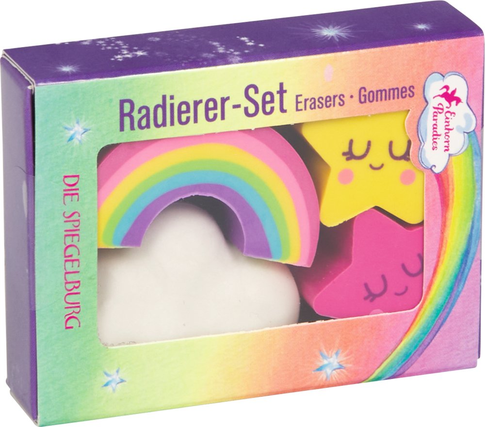 Radierer-Set - Einhorn-Paradi