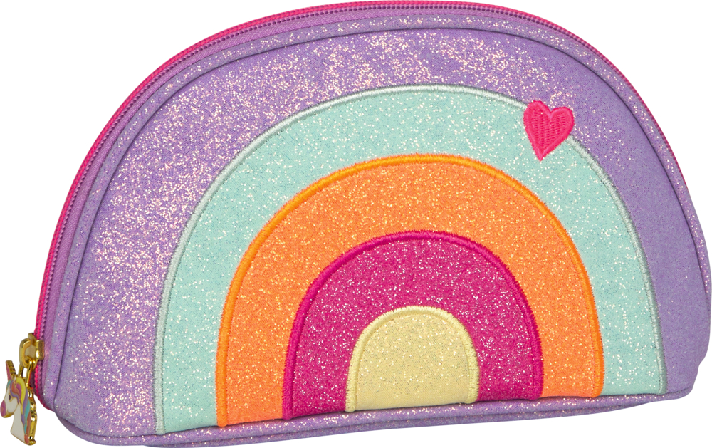 Allzwecktäschchen Glitzer-Regenbogen - Einhorn-Paradies