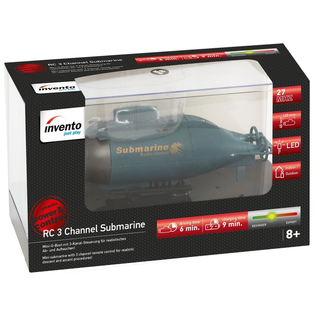 RC: 3 Channel Mini Submarine