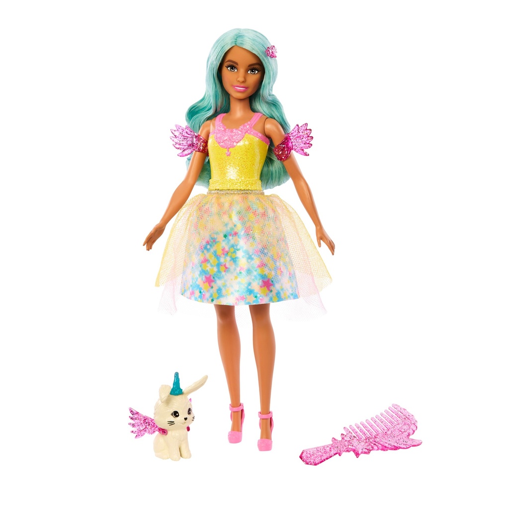 [0194735112234] Barbie Ein Verborgener Zauber Ein Verborgener Zauber Puppe, Teresa in Fantasy-Outfit, Haustier und Accessoires