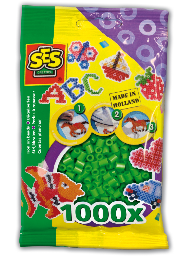 Bügelperlen 1.000 Stck. braun