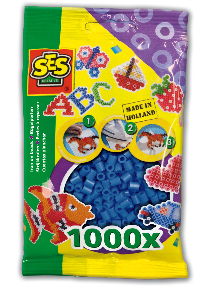 Bügelperlen 1.000 Stck. grau