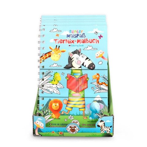 Malbuch Tiermix