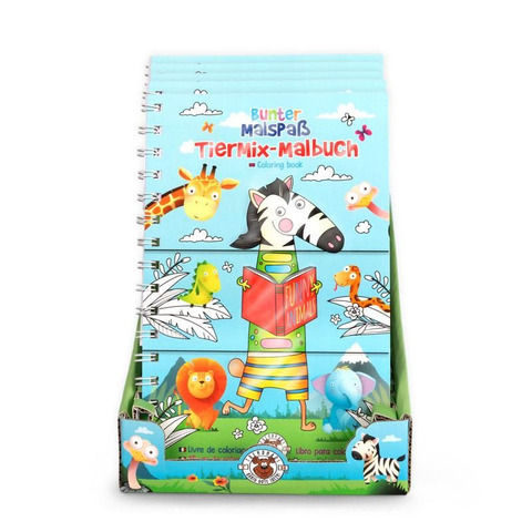 Malbuch Tiermix
