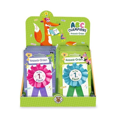 ABC Ansteck-Orden "Du bist 1. Klasse"