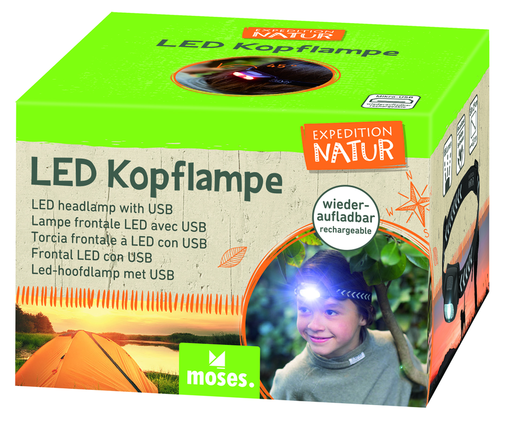 Exp Natur LED-Kopflampe