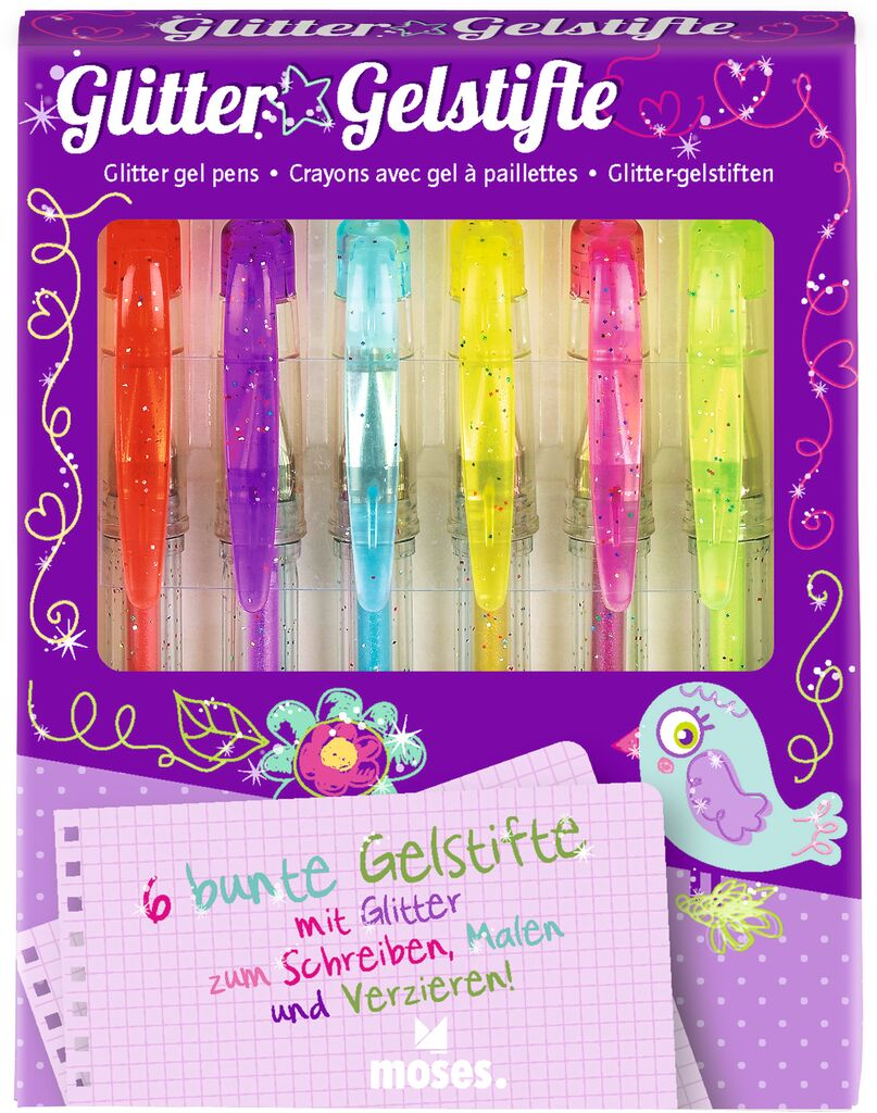 Glitter Gelstifte 