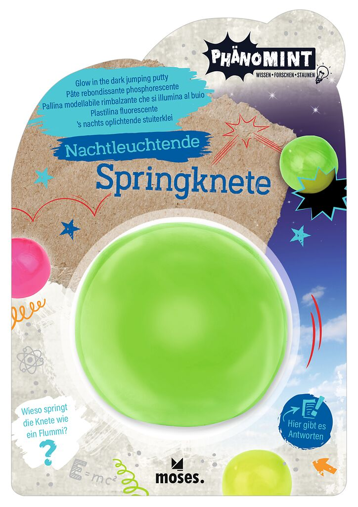 Nachtleuchtende Springknete
