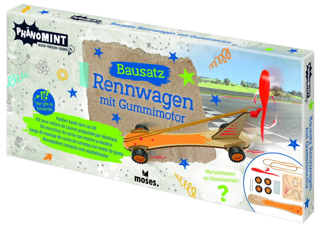 Rennwagen mit Gummimotor