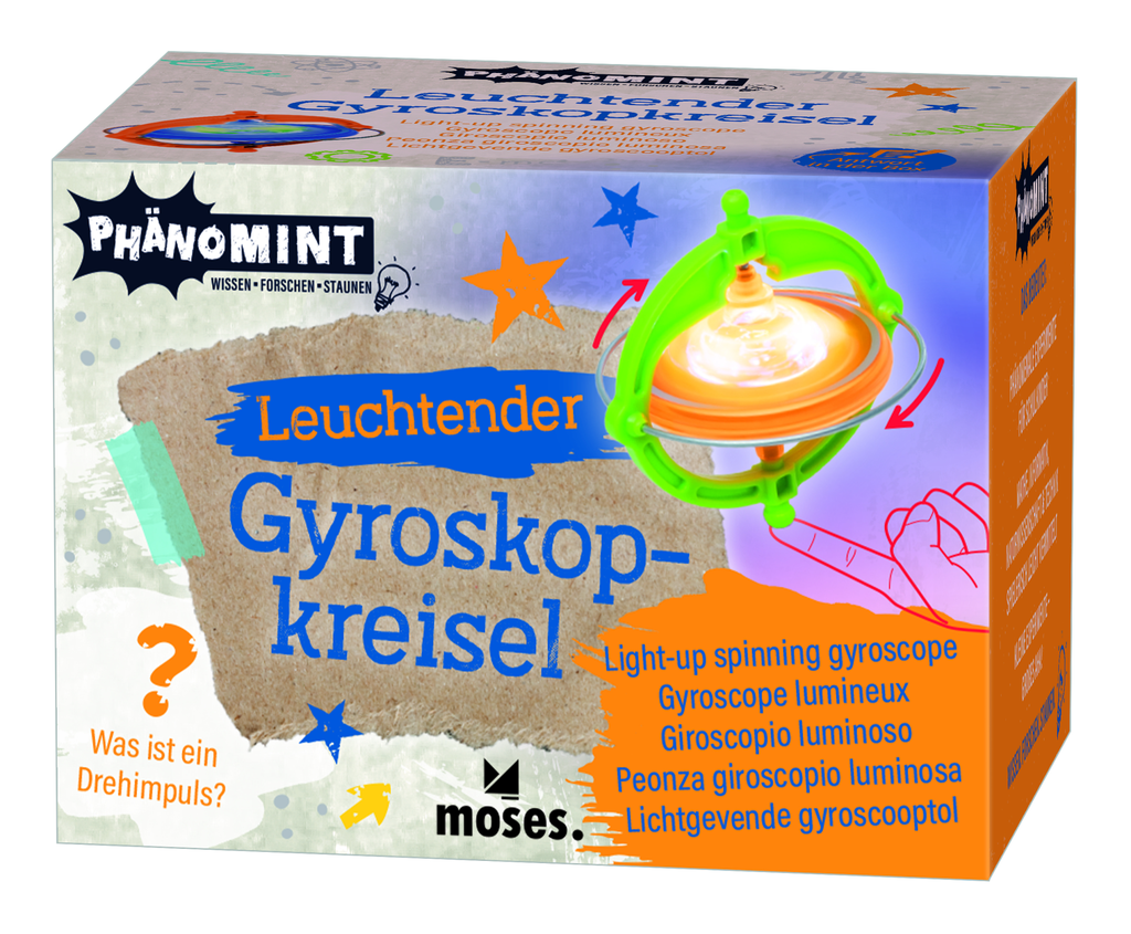 Leuchtender Gyroskopkreisel