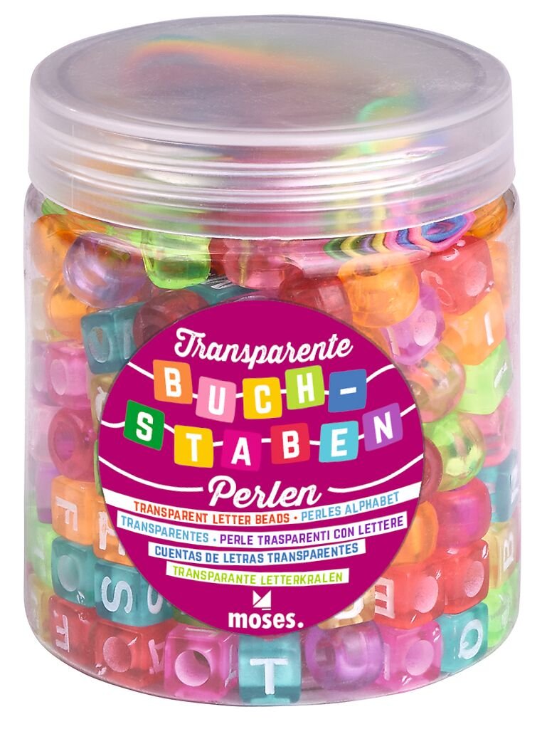 [4033477381491] Transparente Buchstabenperlen