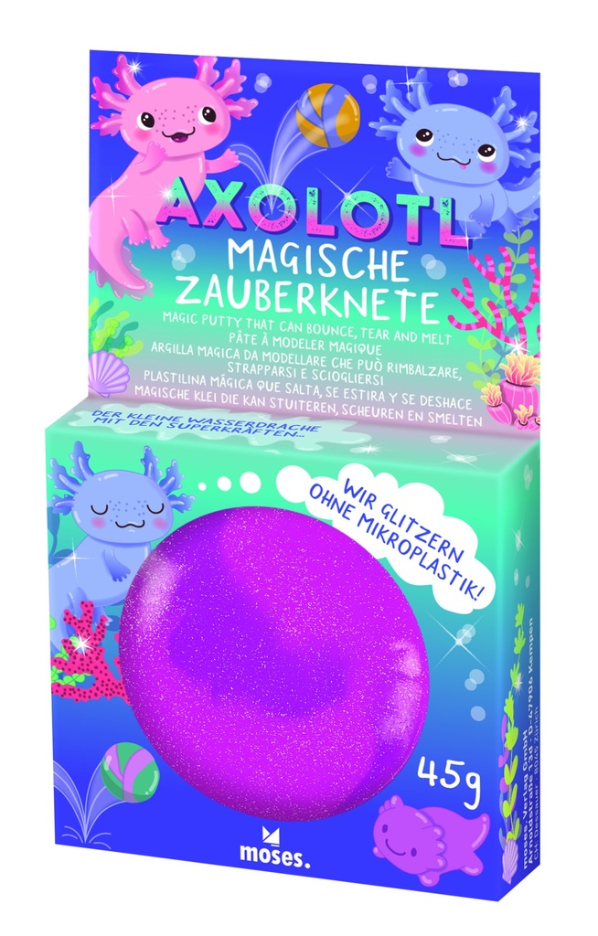 Magische Axolotl-Zauberknete