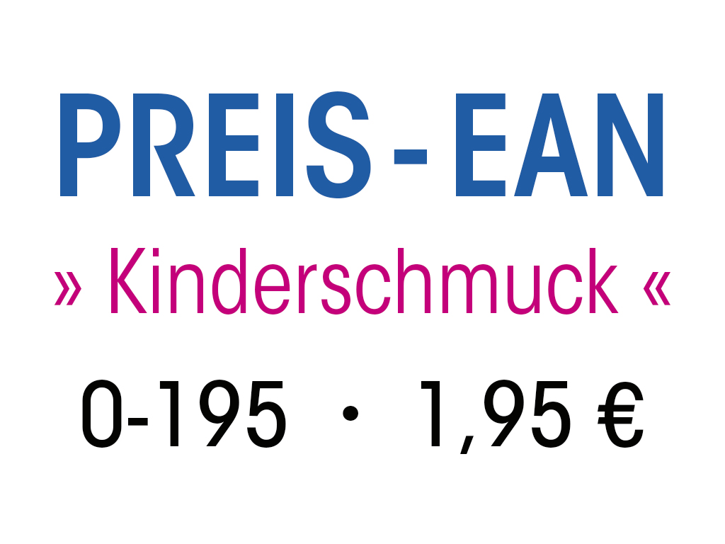 Preis EAN 1,95€