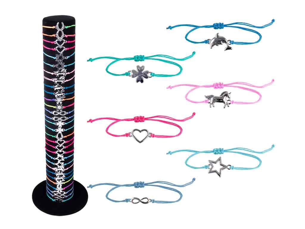 Best Girls buntes Armband mit Metallornamente