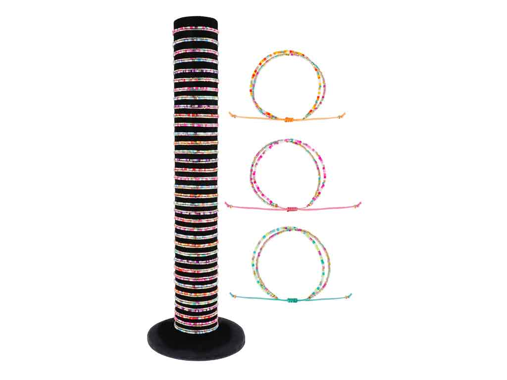Armband jap. Glasperlen auf Tube (36)